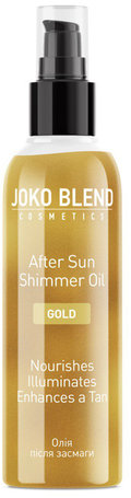 Акція на Joko Blend After Sun Shimmer Oil Gold 100 ml Масло после загара с шиммером від Stylus