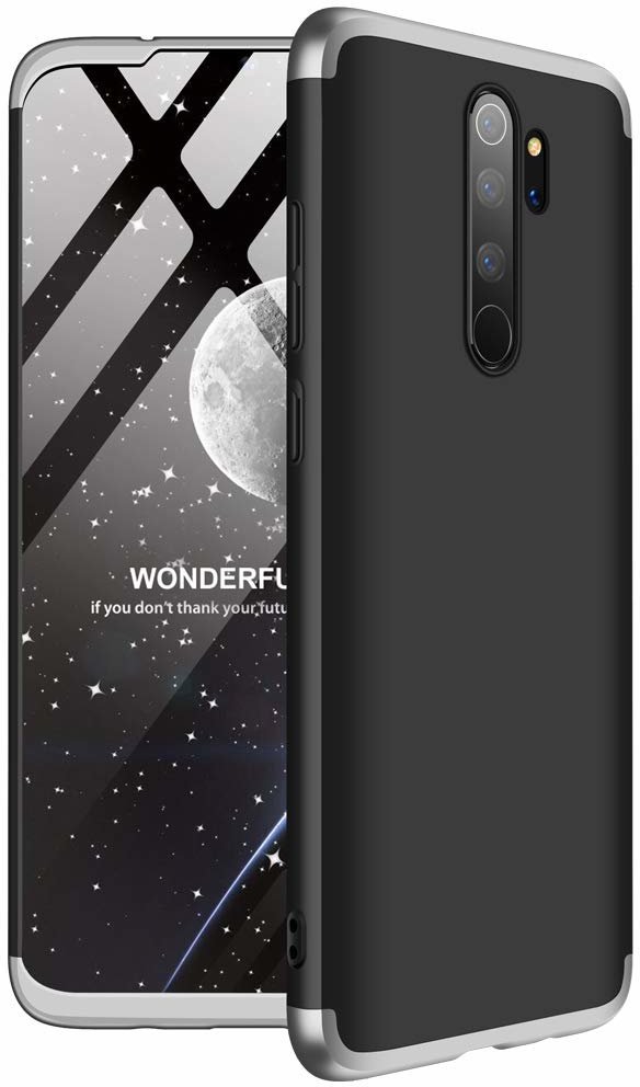 

LikGus Case 360° Black/Silver for Xiaomi Redmi Note 8 Pro