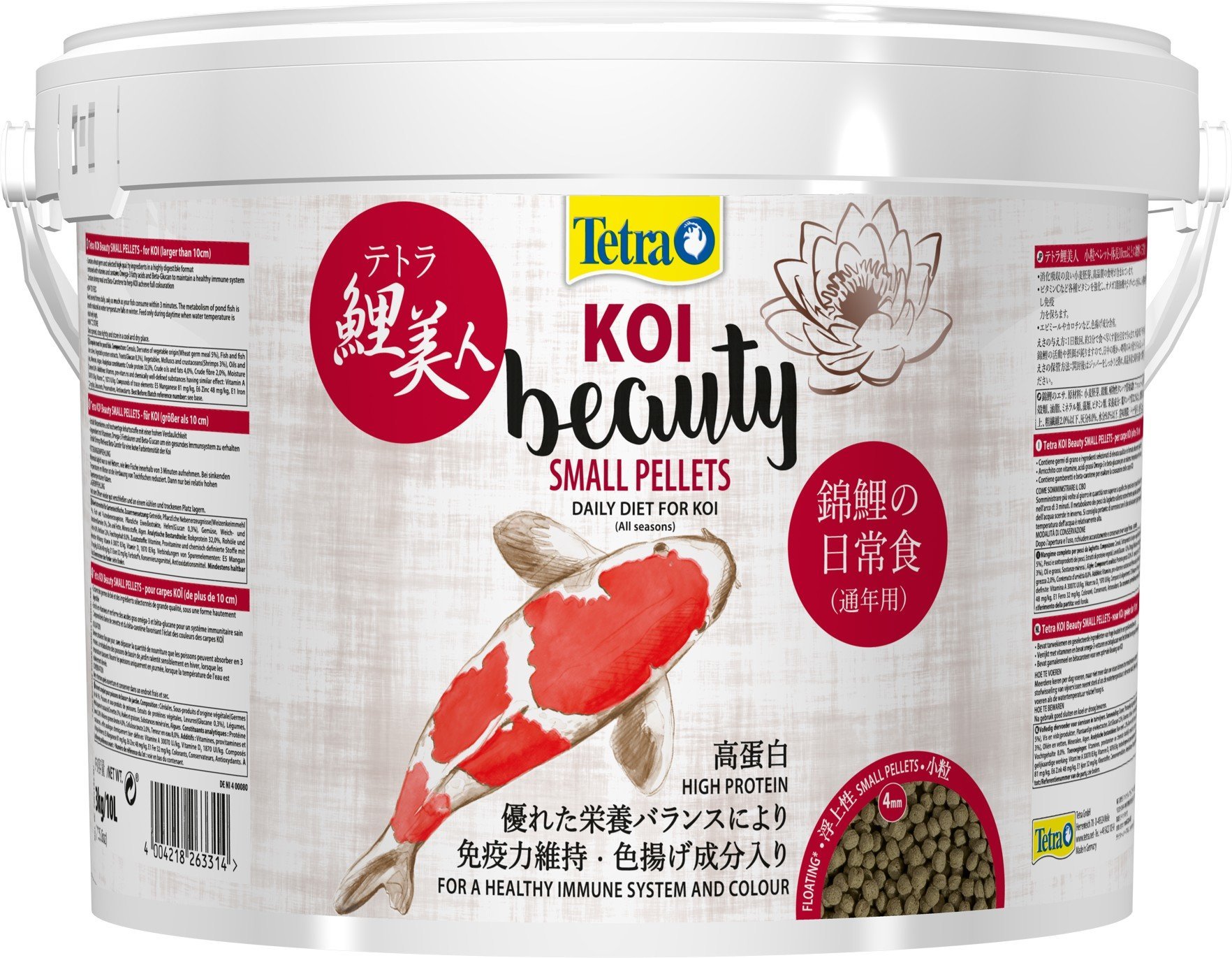 

Корм Tetra Koi Beauty Small для прудовых рыб в гранулах 10 л (4004218263314)
