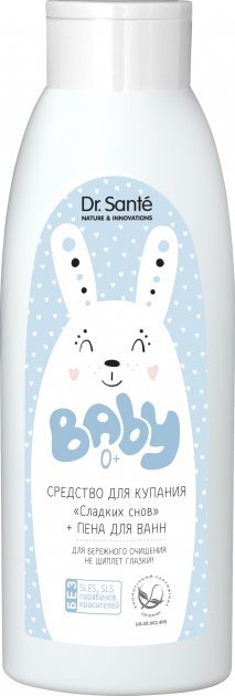 

Dr. Sante Baby Средство для купания + пена для ванн 500ml