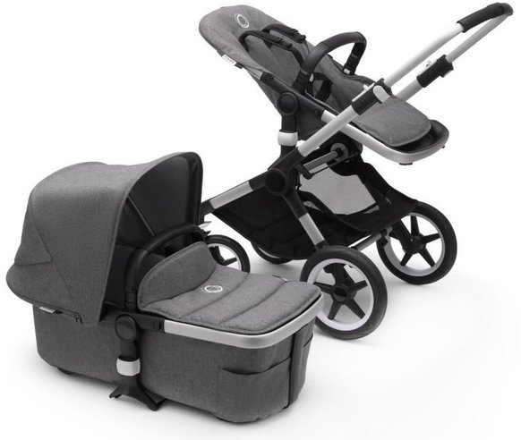 

Универсальная коляска 2 в 1 Bugaboo Cameleon 3 Plus (Black / Grey Melange - Grey Melange)