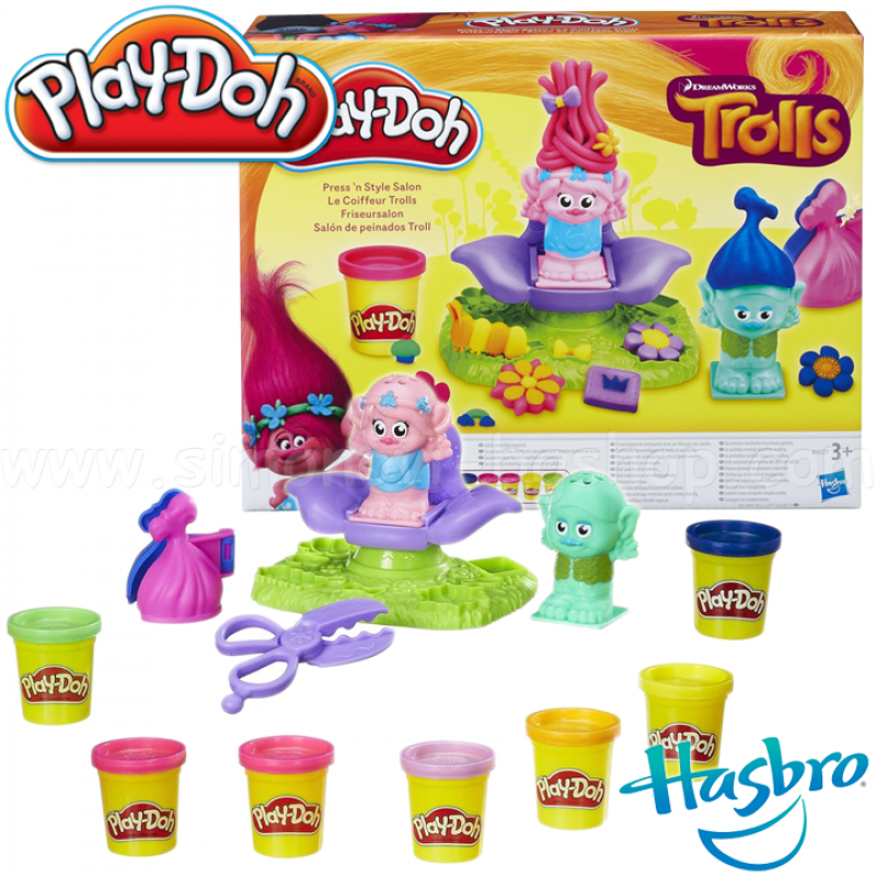 

Игровой набор Hasbro PLAY-DOH Салон Троллей (B9027)