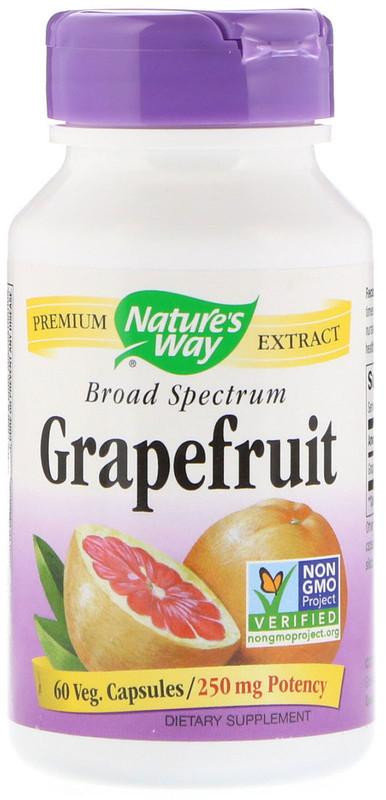 

Nature's Way Grapefruit 250 mg 60 Veggie Caps Экстракт грейпфрутовой косточки