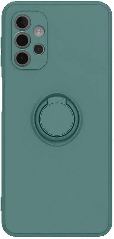 

Tpu Case Candy Ring Full Camera Pine Green for Samsung A725 Galaxy A72 / A726 Galaxy A72 5G