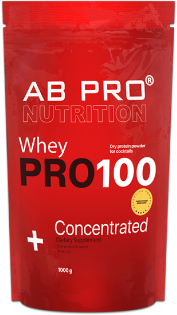 

Ab Pro Pro 100 Whey Concentrated 1000 g /27 servings/ Strawberry