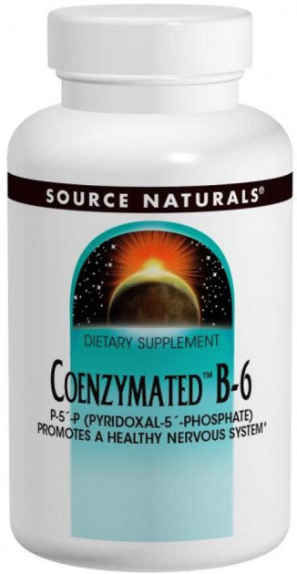 

Source Naturals Coenzymated vitamine В6 100 mg 60 Tab