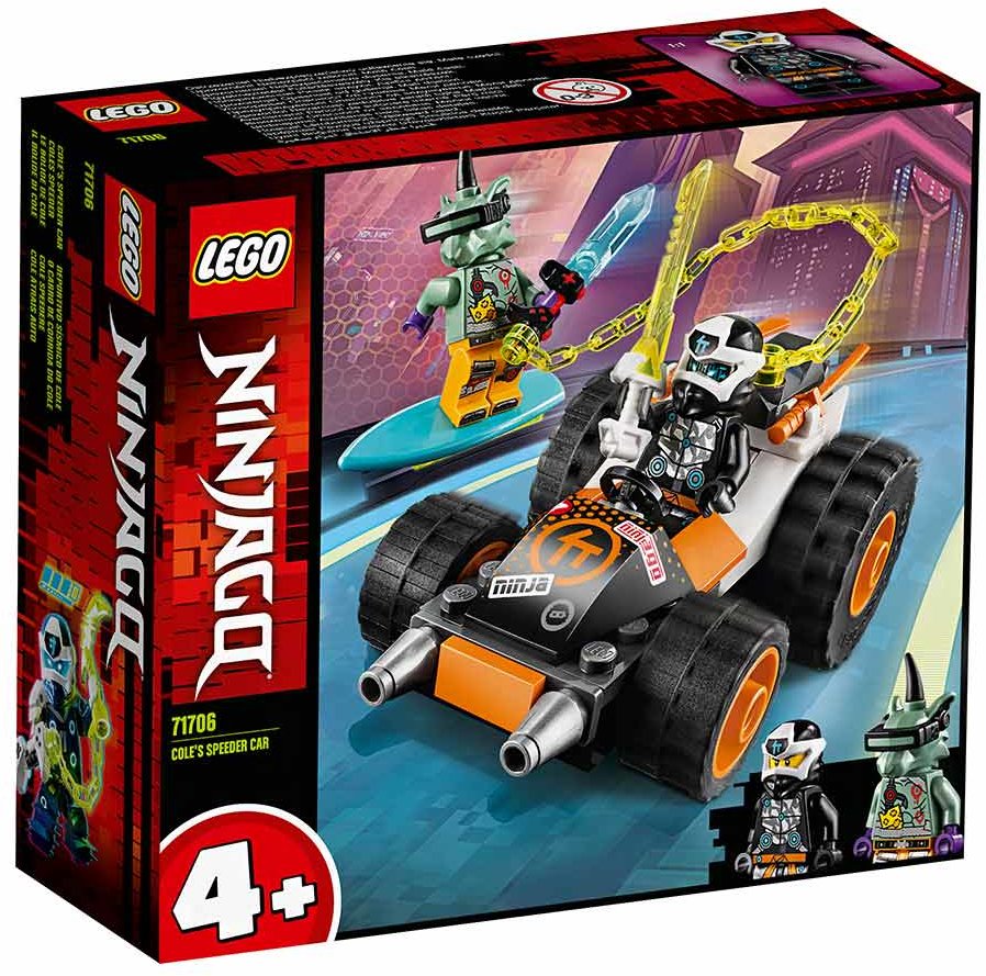 

Конструктор Lego Ninjago Скоростной автомобиль Коула 52 детали (71706)