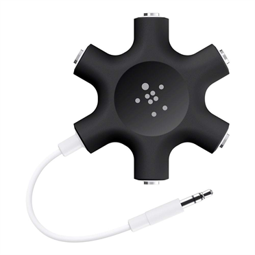 

Belkin Adapter Mini-jack 3.5 male to 5xMini-jack 3.5 RockStar Black (F8Z274btBLK)