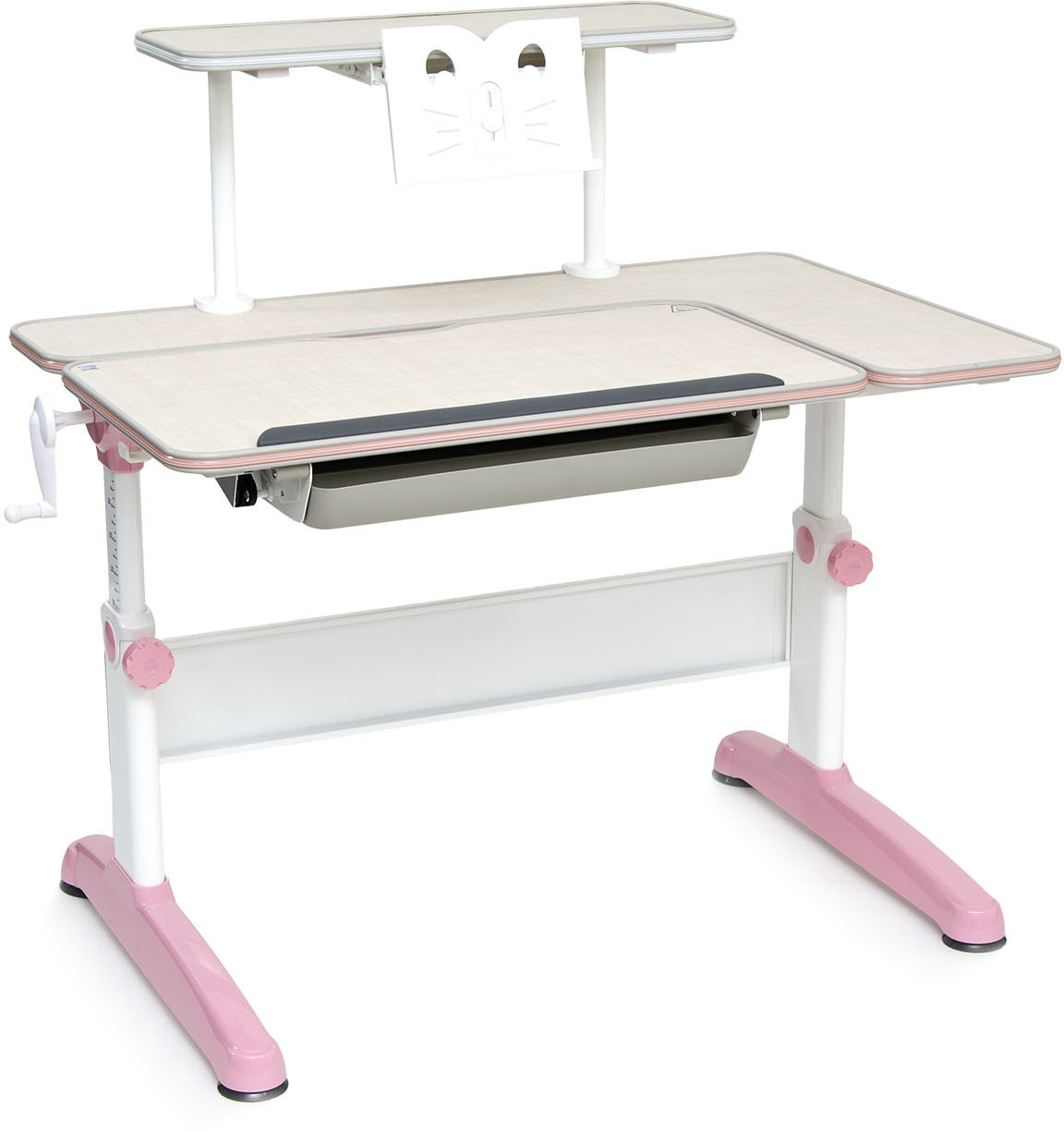 

Парта SingBee Q-Assembly L Pink + Книжная полка SBS-610 (SBS-602-PK + SBS-610)