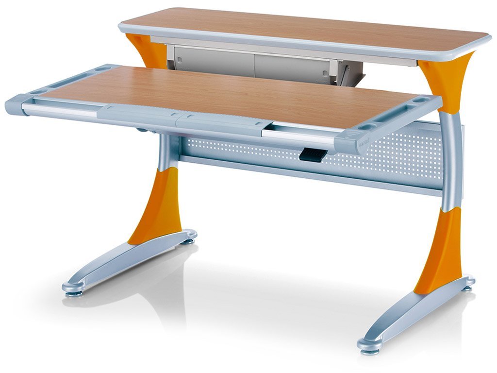 

Стол Mealux Harvard BG/Y+box (арт.BD-333 BG/Y+box) - столешница бук / накладки на ножках оранжевые