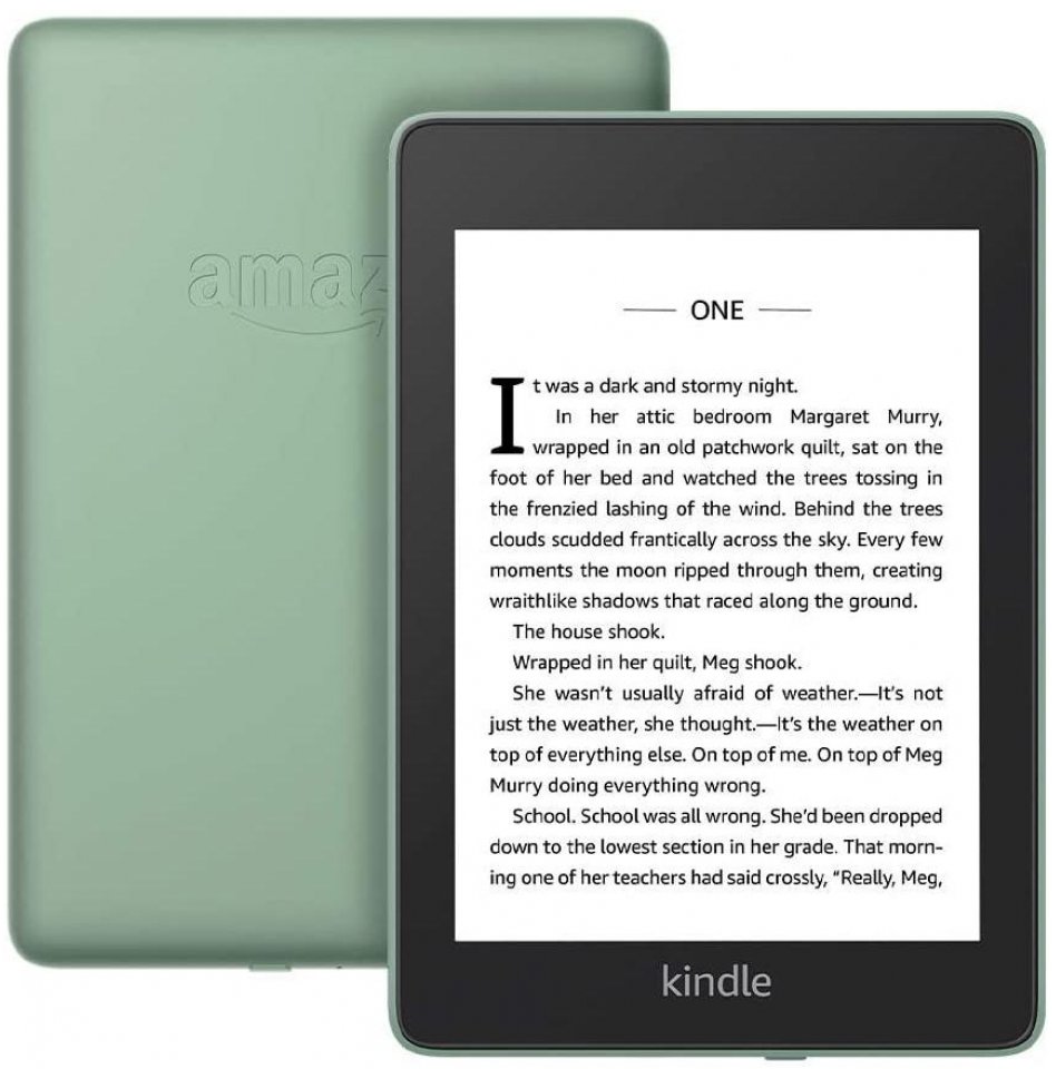 

Amazon Kindle Paperwhite 10th Gen. 8GB Sage без рекламы