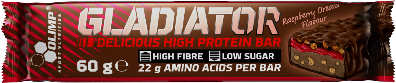 

Olimp Gladiator Protein Bar 60 g Raspberry Dream