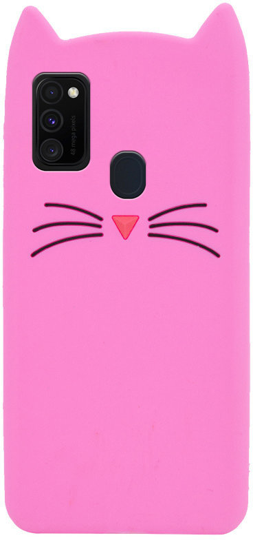 

Tpu Case 3D Cat Pink for Samsung M307 Galaxy M30s / M215 Galaxy M21