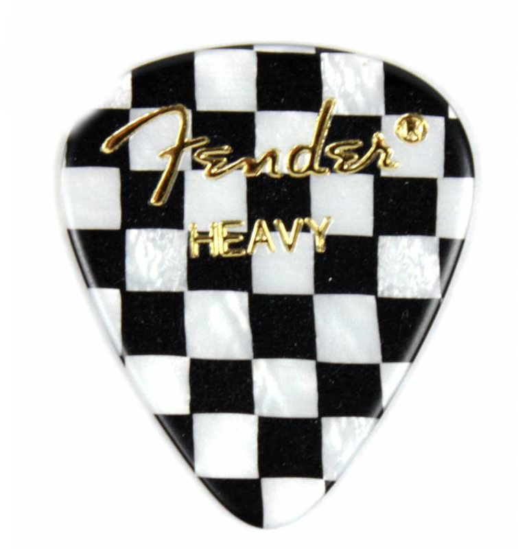 

Медиатор Fender 351 Shape Premium Picks Checker Heavy