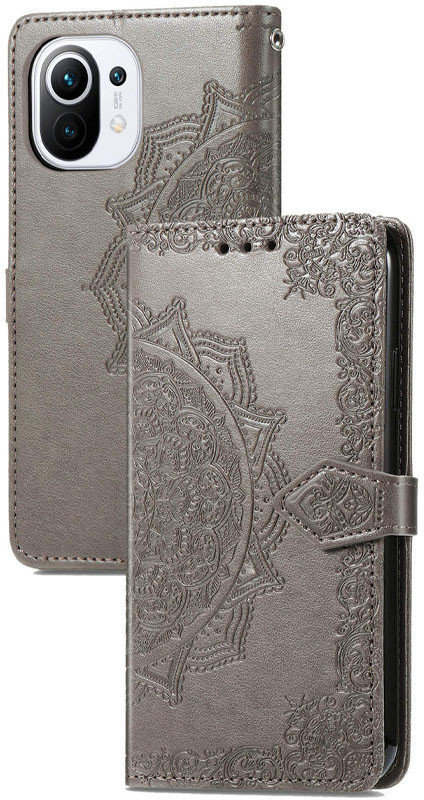 

Mobile Case Book Cover Art Leather Grey for Xiaomi Mi 11 Lite / Mi 11 Lite 5G