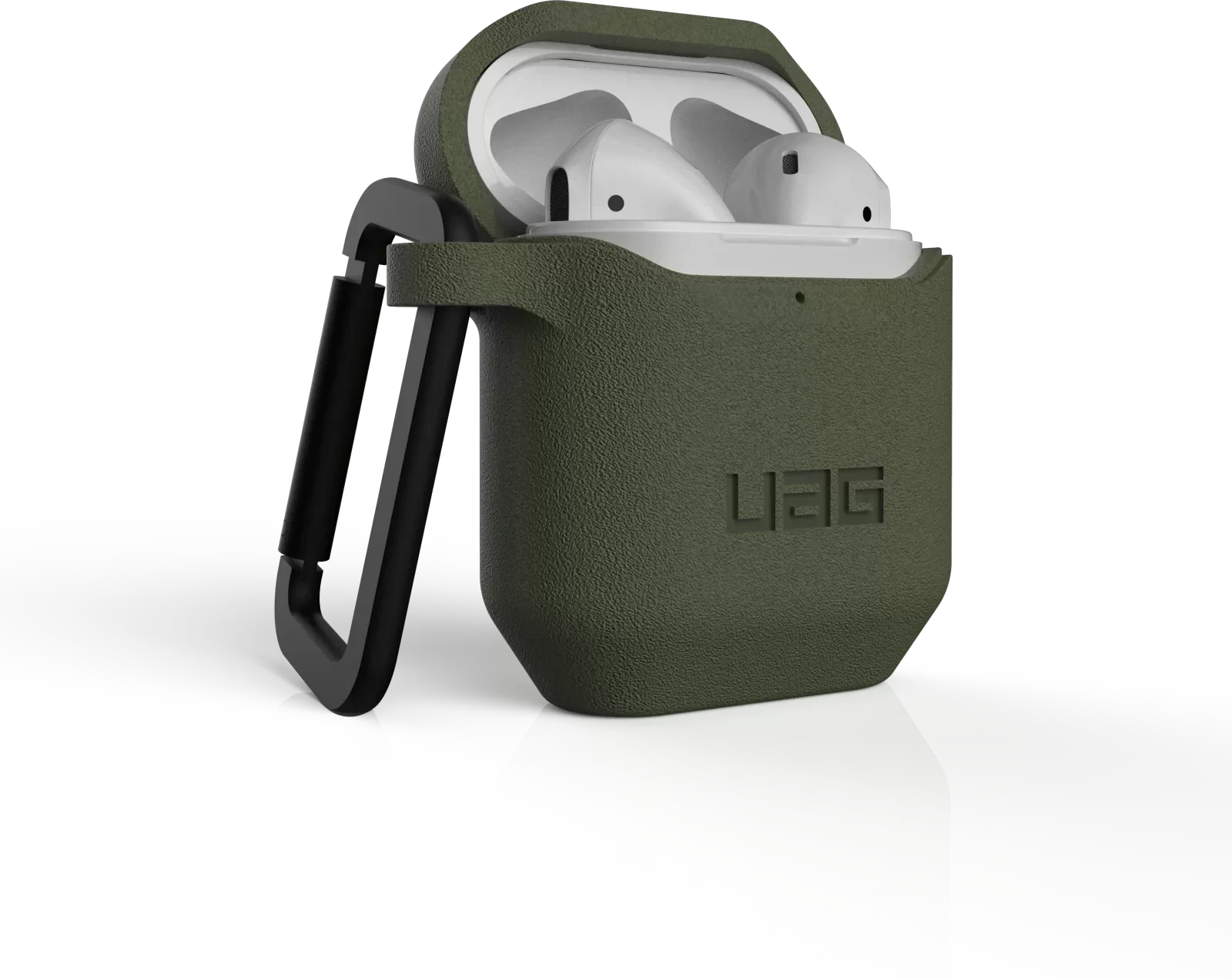 

Чехол для наушников Urban Armor Gear Uag Std. Issue Silicone 001 (V2) Olive (10244K117272) for Apple AirPods 1/2