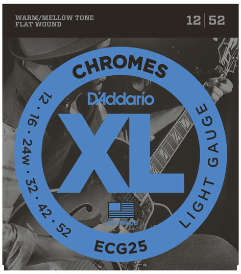 

Струны D`ADDARIO ECG25 Xl Xl Chromes Light (12-52)