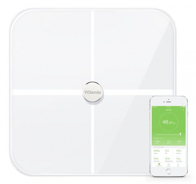 

Yolanda Body Fat Composition White Wifi&Bluetooth CS20C