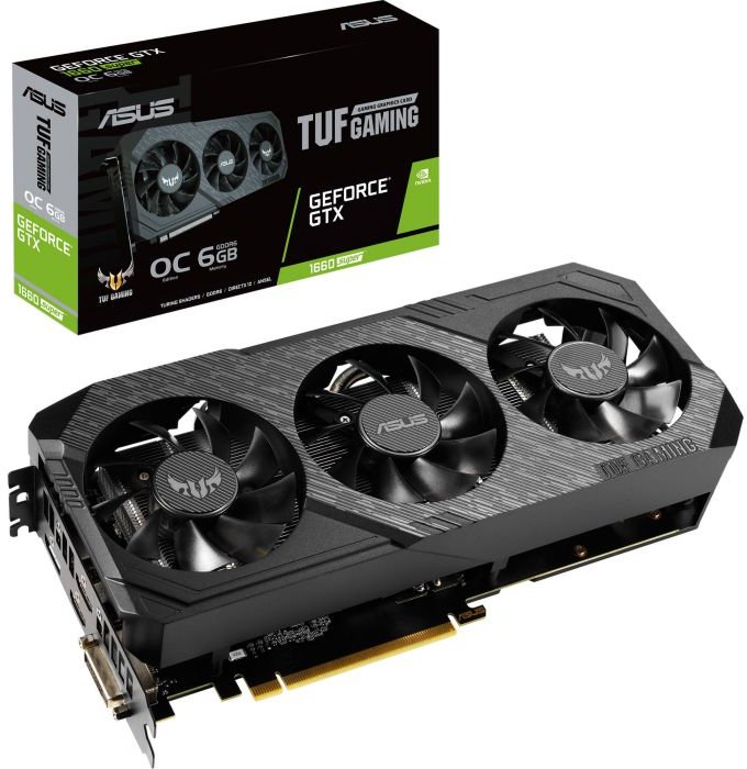 

Asus GeForce GTX1660 Super 6144Mb TUF3 Gaming (TUF3-GTX1660S-6G-GAMING)