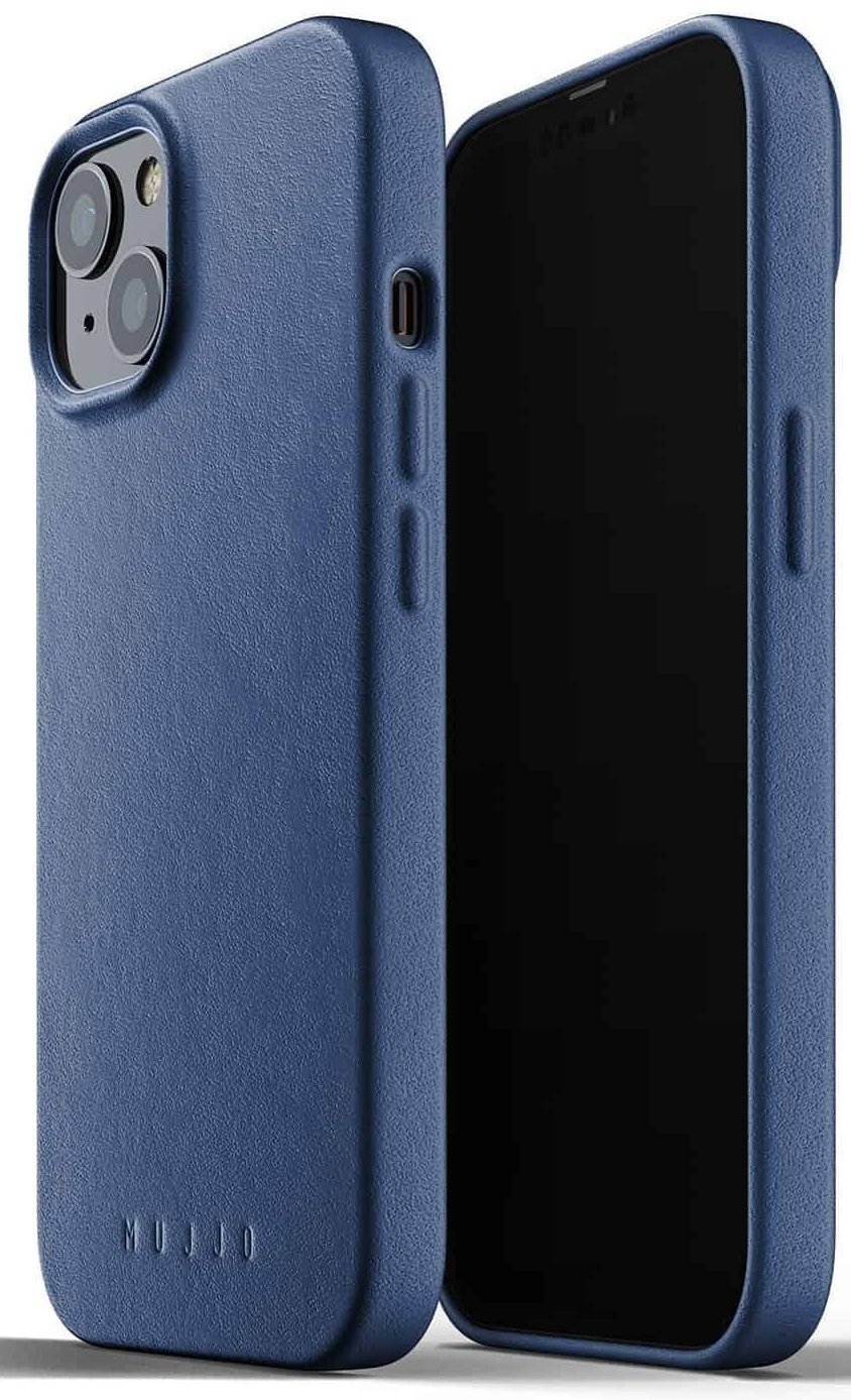 

Mujjo Full Leather Case Monaco Blue (MUJJO-CL-021-BL) for iPhone 13