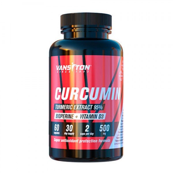 

Vansiton Curcumin With Bioperine And Vitamin D3 60 capsules