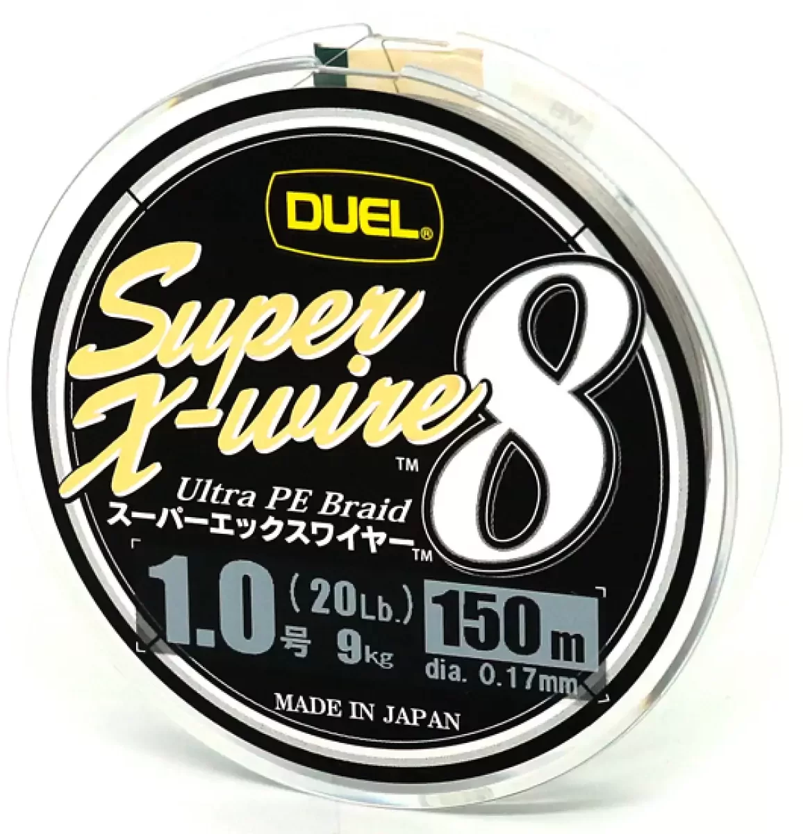 

Duel Super X-Wire 8 150m 0.17mm 9kg Silver #1