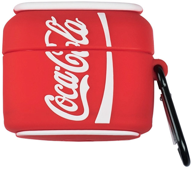 

Чехол для наушников Tpu Case Coca-Cola with Belt Red for Apple AirPods Pro