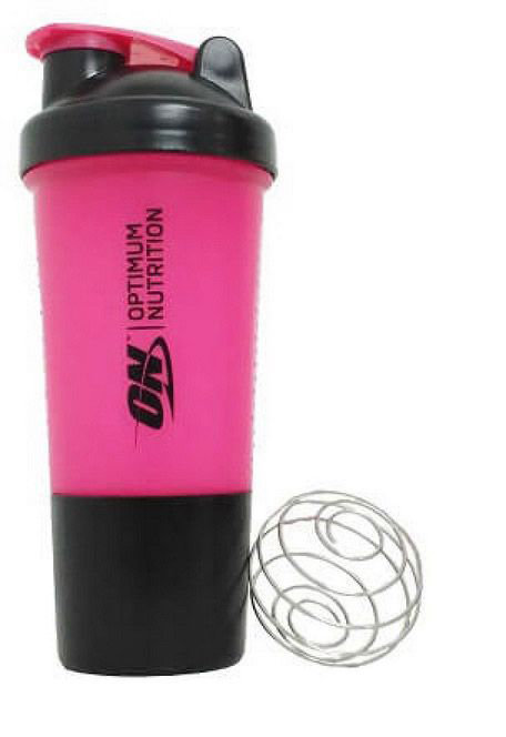 

Шейкер Optimum Nutrition Premium Shaker 500 ml с шариком + контейнер Pink