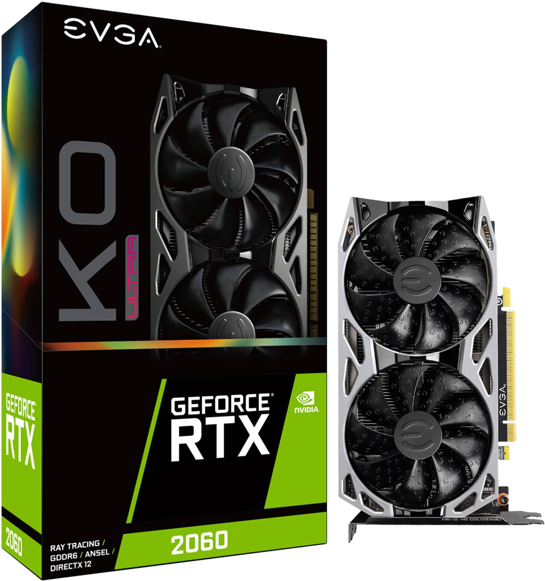 

Evga GeForce Rtx 2060 Ko Ultra Gaming (06G-P4-2068-KB)