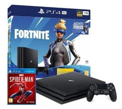 

Sony PlayStation 4 Pro 1TB Fortnite Neo Versa Bundle + Marvel’s Spider-Man