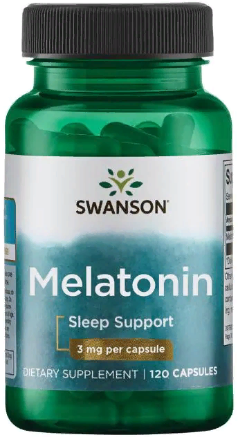 

Swanson, Melatonin 3 mg 120 caps (SWA-01502)