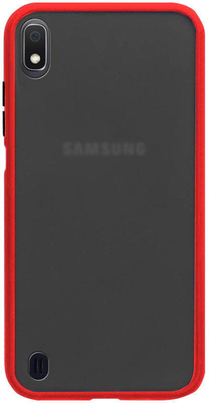 

Mobile Case Soft-touch with Color Buttons Red for Samsung A105 Galaxy A10