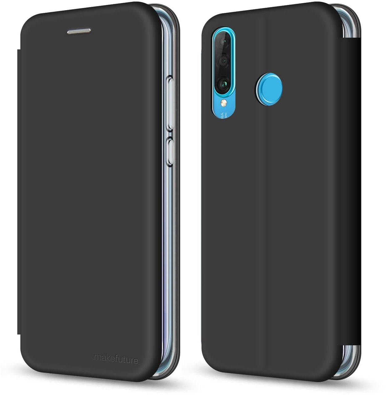 

MakeFuture Flip Case Soft-touch Black (MCP-HUP30LBK) for Huawei P30 Lite