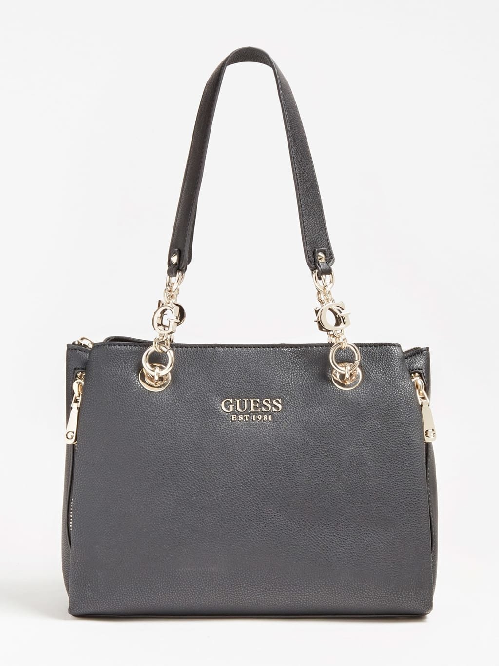 

Женская сумка тоут Guess G Chain Girlfriend Satchel черная (HWVG7739090-BLA)