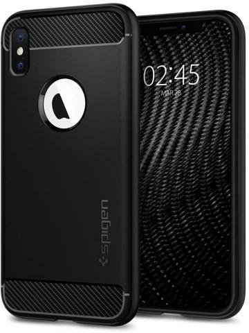 

Spigen Rugged Armor Matte Black (063CS25113) for iPhone Xs