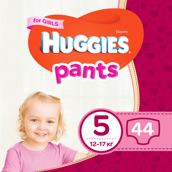 

Huggies Pant 5 (12-17 kg) Mega 44 Girl