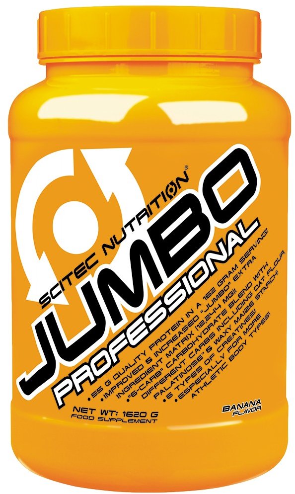 

Scitec Nutrition Jumbo Professional 1620 g /10 servings/ Banana