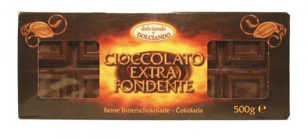 

Шоколад Cioccolato Extra Fondente 500 г (DL239)