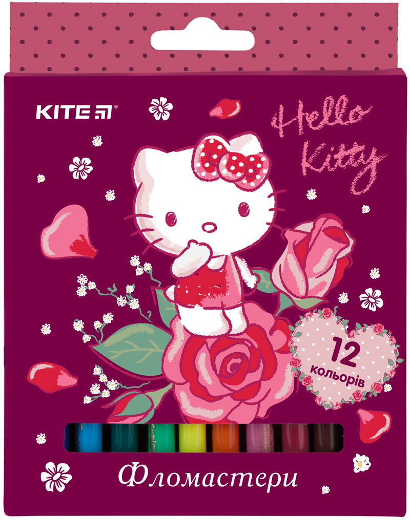 

Фломастеры Kite Hello Kitty HK19-047, 12 цветов