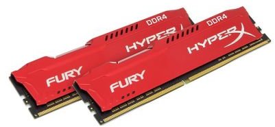 

Kingston 16 Gb (2x8GB) DDR4 2666 MHz HyperX Fury Red (HX426C16FR2K2/16)