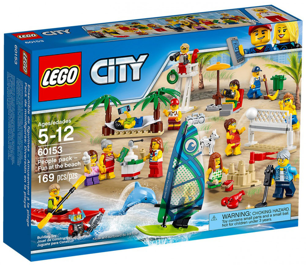 

Конструктор Lego City Отдых на пляже (60153)