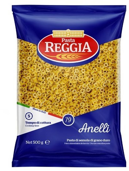 Акція на Макароны Pasta Reggia 79 Anelli (500 г) (WT3105) від Stylus