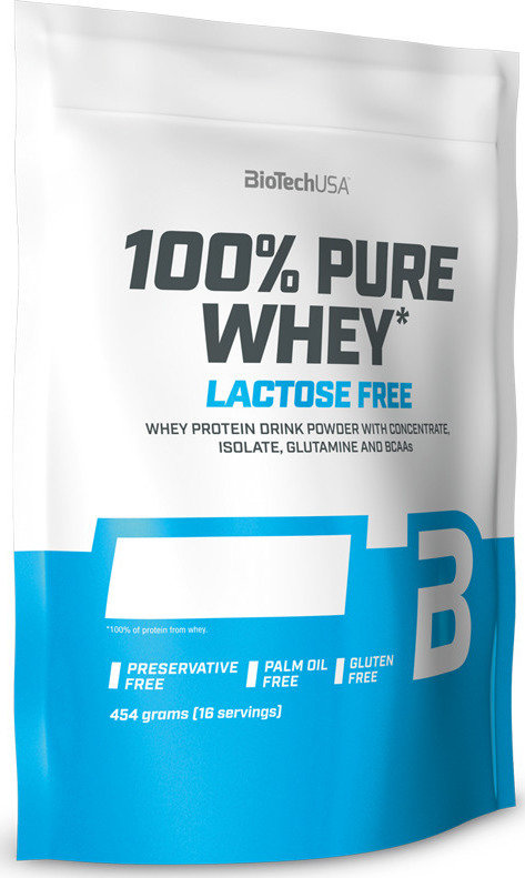 

BioTechUSA 100% Pure Whey Lactose Free 454 g /16 servings/ Cookies Cream