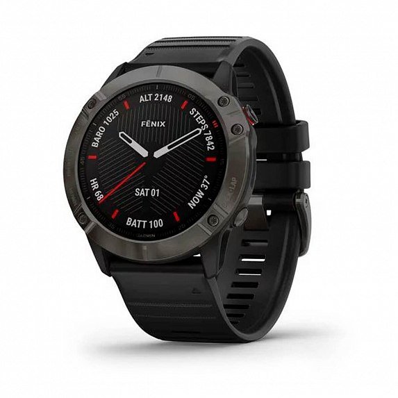 

Garmin Fenix 6X Pro, Sapphire Carbon Grey Dlc with Black Band (010-02157-11)