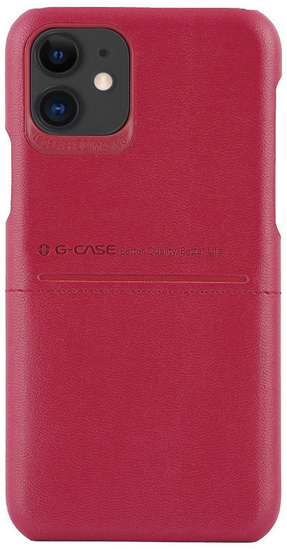 

Fashion G-Case Cardcool Leather Red for iPhone 11