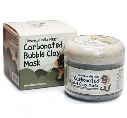 Акція на Elizavecca Milky Piggy Carbonated Bubble Clay Mask 100 ml Маска для лица глиняно-пузырьковая від Stylus
