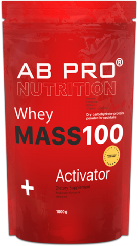 

Ab Pro Mass 100 Whey Activator 1000 g /8 servings/ Banana