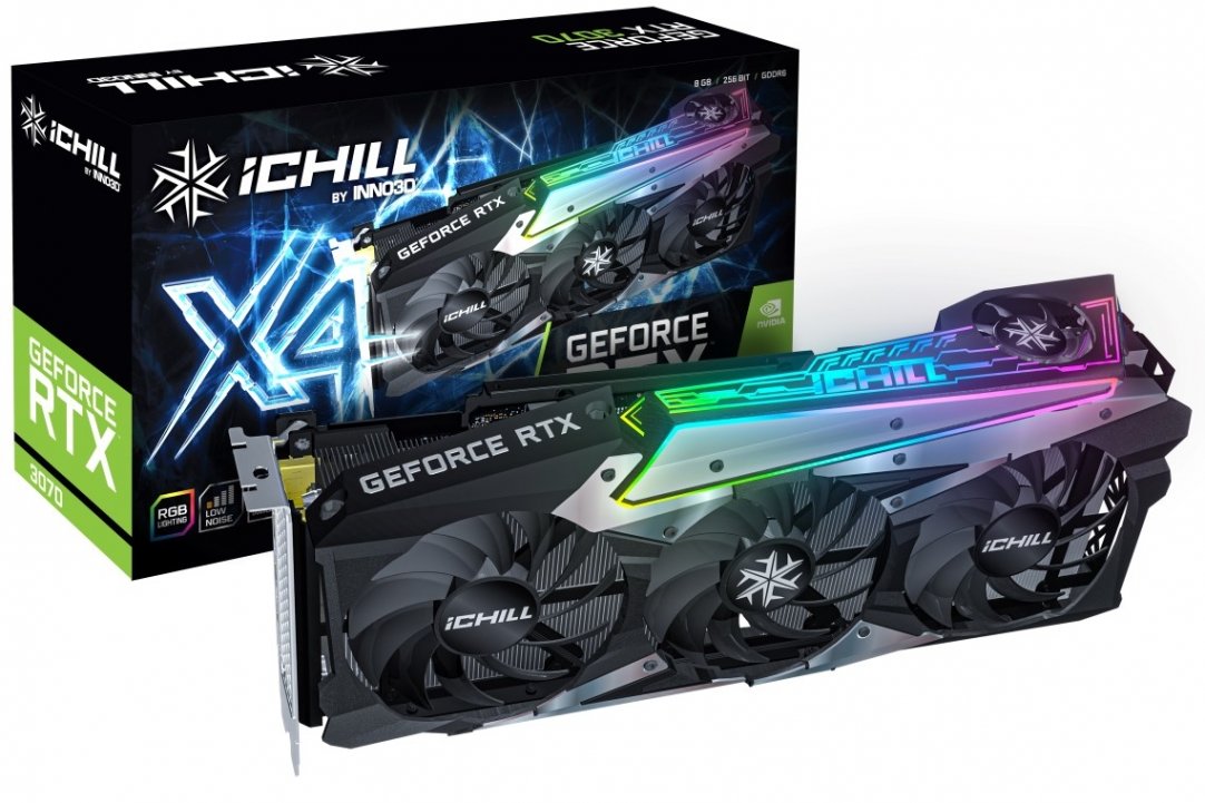 

INNO3D Geforce Rtx 3070 Ichill X4 Lhr (C30704-08D6X-1710VA35H)