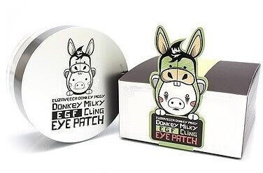 

Elizavecca Donkey Piggy Milky Egf Сling Eye Patch 60 pcs. Патчи с молочными протеинами из биоцеллюлозы