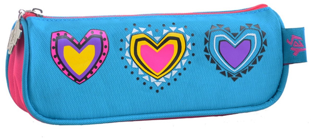 

Пенал мягкий Yes Hearts turquoise, 20x4.5x7.5 (531831)